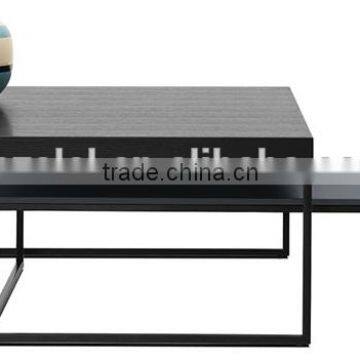 Modern Stainless Steel/wood Coffee Table
