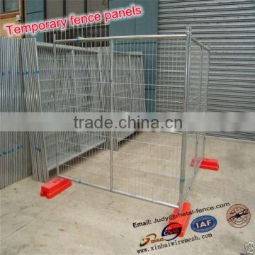 2400MMx2100MM Galvanized Temporary Fencing Panels With Steel Foot