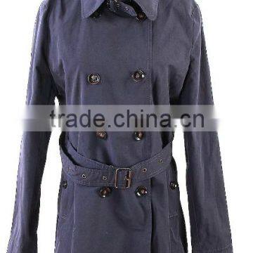 Made in China 2013 new design woman jacket with wool collar