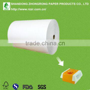 LDPE coated board for fast food packaging box