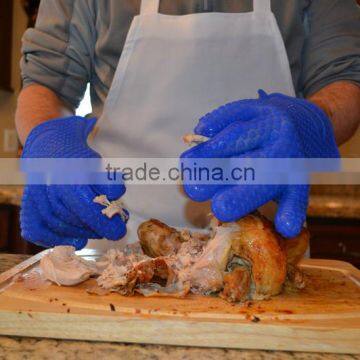 Non Stick Silicone Glove/ Silicone Oven Mitts for Oven Cooking/silicone Oven Gloves With Fingers/bakery Gloves photo-5