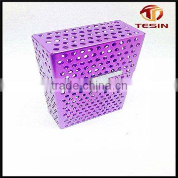 Hot selling Hollow designed colorful aluminium tobacco cover box 256 pcs lot