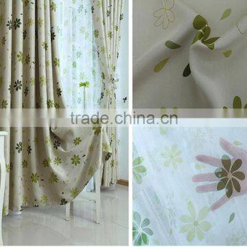 Wholesale European woven printed blackout curtain drapery and fabrics