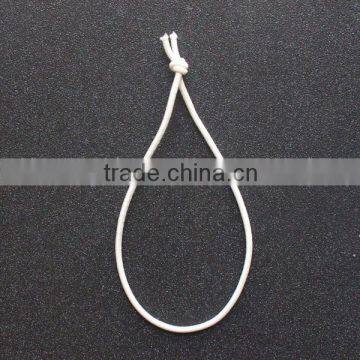 white elastic rope for hangtag