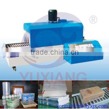 high quality film shrinking packing machine with tunnel shrink for transparent film