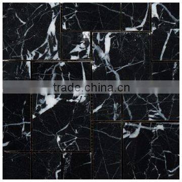 marble mosaic wall tiles, stone mosaic tiles, kitchen backsplash mosaics(PMBS159)