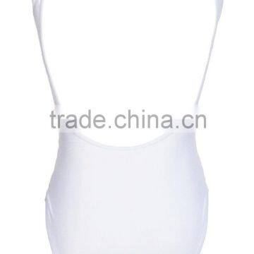 White Sexy Plunge Crisscross Open Bikini With Scoop Back PW- LC41071 photo-4