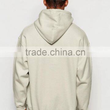 Daijun Good Quality Oversized no Zipper White Sting Causal Fleece Plain Custom Men Hoodies photo-2