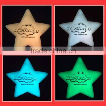 Party decoration led flashing star light ,star shape led pvc light