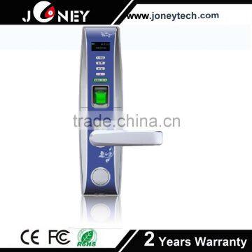 Zinc Alloy OLED display fingerprint reader access control biometric fingerprint lock with usb function