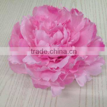 22cm large silk flower artificial pink peony flower head for wedding decoration wholesale flowers artificial