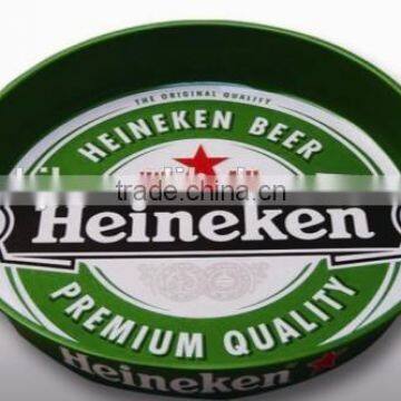 round tin tray mental beer bar tray