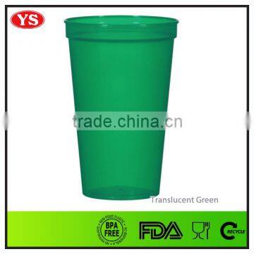 650 ml green single wall beer mug