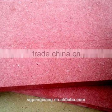 Fireproof Material Red Color Plain MDF