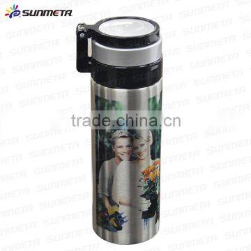 Personalized Gift Hello Kitty Crystal Stainless Steel Bottle Thermos Vacuum Insulated Flask Sublimation