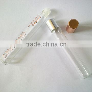 Roll on packaging glass bottle for cosmetic bottle packaging