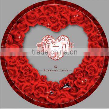 EL heart shape decoration panel with romantic atmosphere