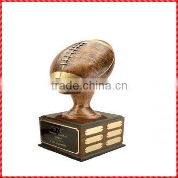 Hot resin handmade World cup soccer trophy for sale