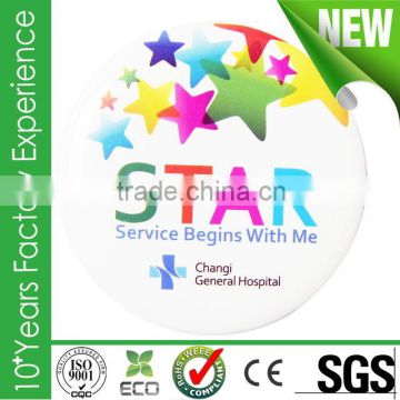 Wholesale Customized star advertising hospital button badge