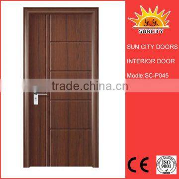 SC-P045 Cheap price bedroom MDF PVC door