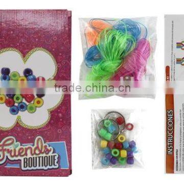 Acrylic beads key rings/beads charms key chain