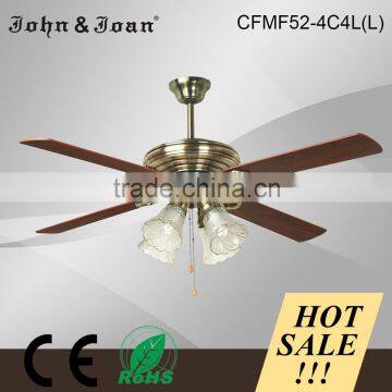 Indoor lighting classic power saving traditional electrical fancy ceiling fan