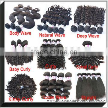 List of hair weave in human hair extensions