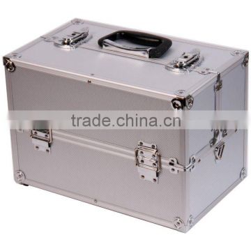 ALUMINUM COSMETIC TRAIN MAKEUP BEAUTY CASE BOX