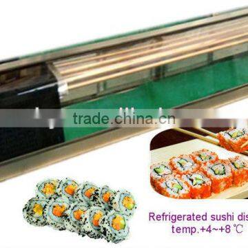 counter top refrigerated sushi showcase