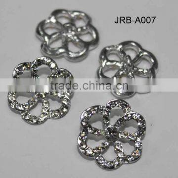 Hot!!! Shining Flatback Flower-shaped Rhinestone Button With Crystal for Headband Decoration photo-4