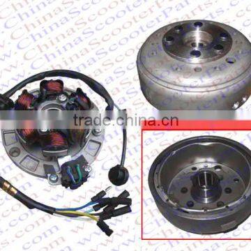 Magneto Stator 6 Pole 6 Wire Flywheel Rotor Kit Lifan 1P55FMJ 140CC Lifan Xmotos Kaya Apollo Dirt Pit Bike Parts