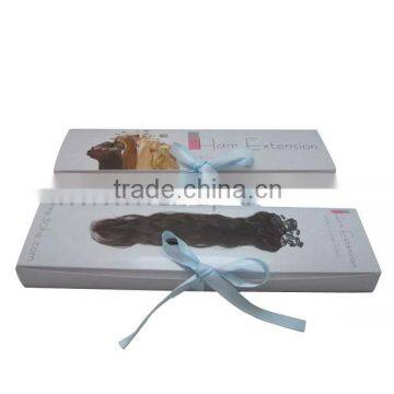 hot quality custom paper hair extension gift box