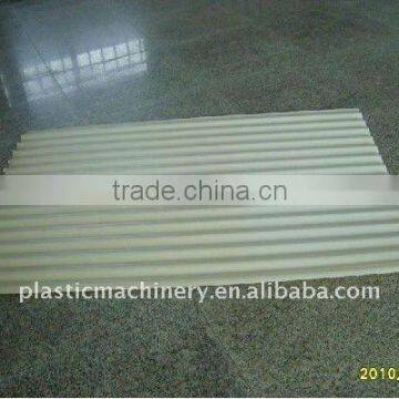 PVC wave plate and trapezia-shaped plate production line