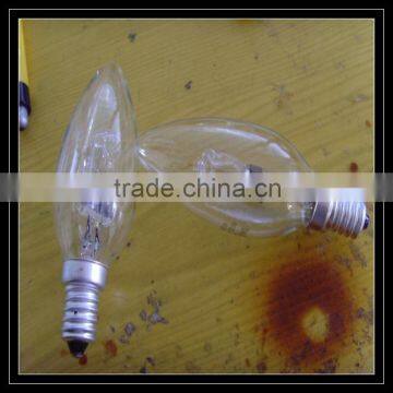 C35 candle E14 40w incandescent lamps