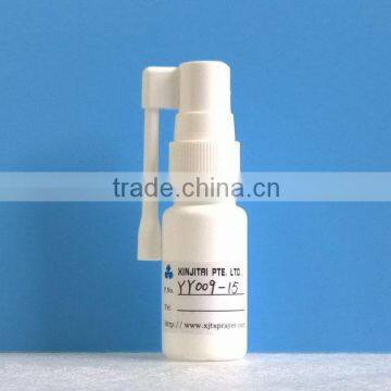 15ml Plastic HDPE Pharmaceutical Throat Spray Bottle