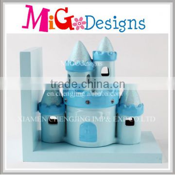 China Product Exquisite Castle Piggy Bank Ceramic Wholesale