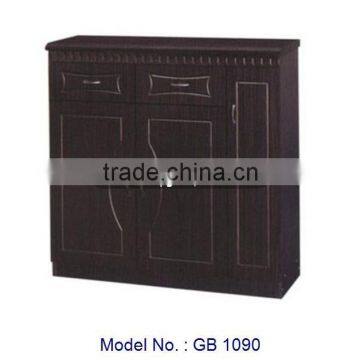 Simple Wooden Shoes Cabinet In MDF With Drawer, vertical shoe rack, shoe rack malaysia, wooden shoe cabinet, simple shoe cabinet