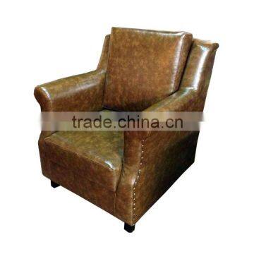 China made single seat leather sofa chair for relaxing