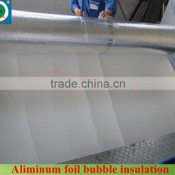 Fire-retardant reflective material AL/bubble/AL