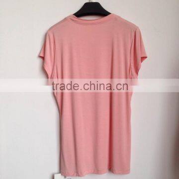 2015 Fashion Short Sleeves O Neck Summer Casual el T-Shirt Women Short Sleeve 100% Cotton Tops Tees