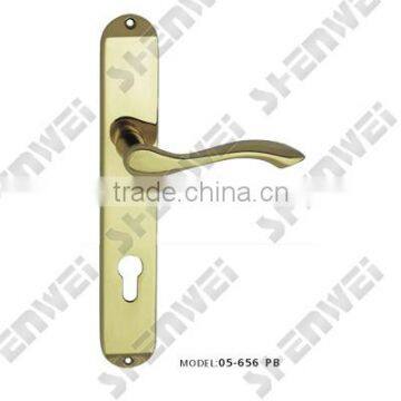 05-656 PB brass sliding door handle lock