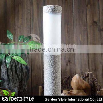 led light lamp Stone Pillar white light, lighting and lamp garden Courtyard Decoration Lamp, resin material lamp led