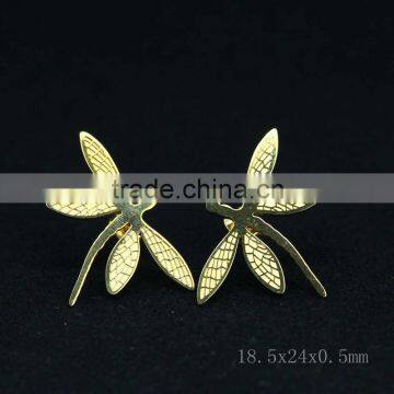 dragonfly stud earrings stainless steel customized