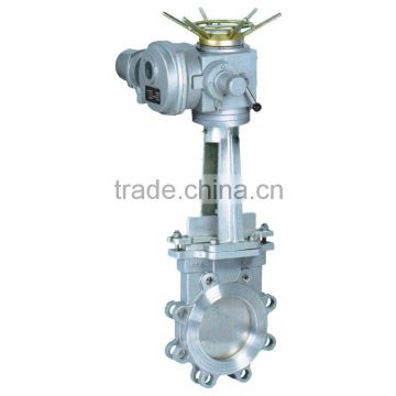 fine craft ss316 motorized flanged knife gate valve pn10