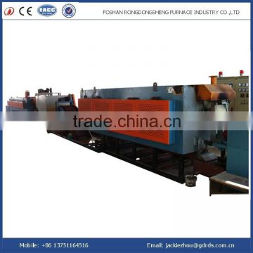 Continuous heat treatment tempering oven used for screws