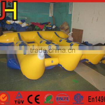 Durable 6 Seaters Inflatable Flying Banana Boat