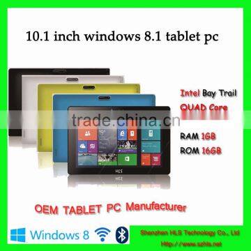 10inch bluetooth 4.0 wifi 3g windows8 tablet pc with intel cpu quad core slim tablet