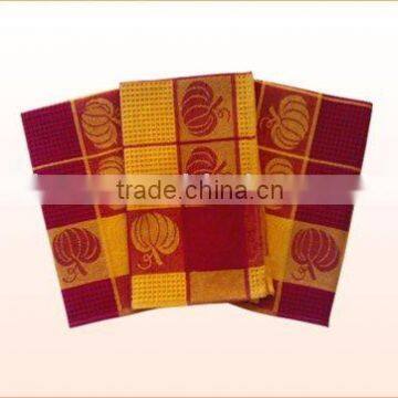 100% cotton tea towel cheapest price and most color choice Kitchen towels on sale