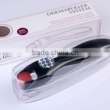 Replaceable head derma roller,skin roller with private label for skin care,skin scar removal -L012