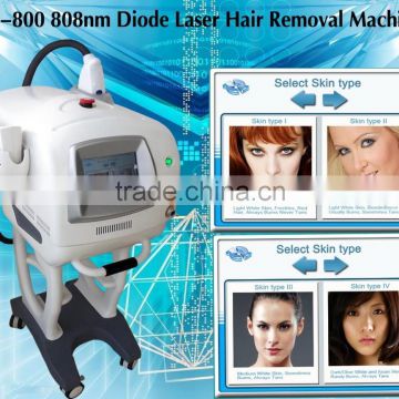 808nm diode laser Hair Removal Machine with Professional CE certificate